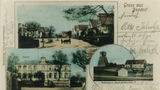 historische Ansichtskarte von Boxdorf